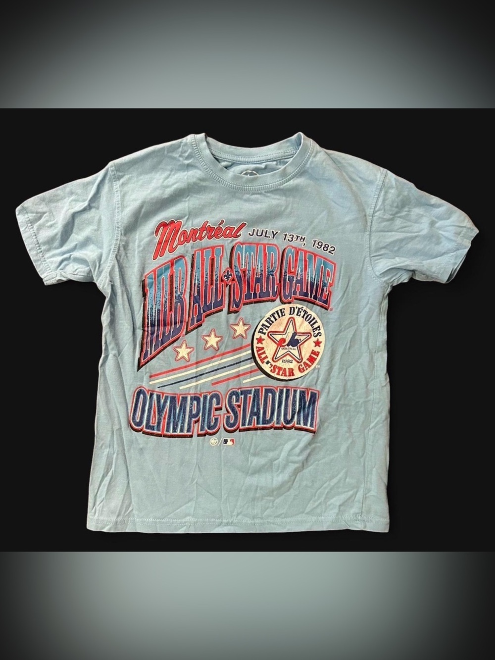 Light Blue MLB All-Star Game Kids Short Sleeve Tee